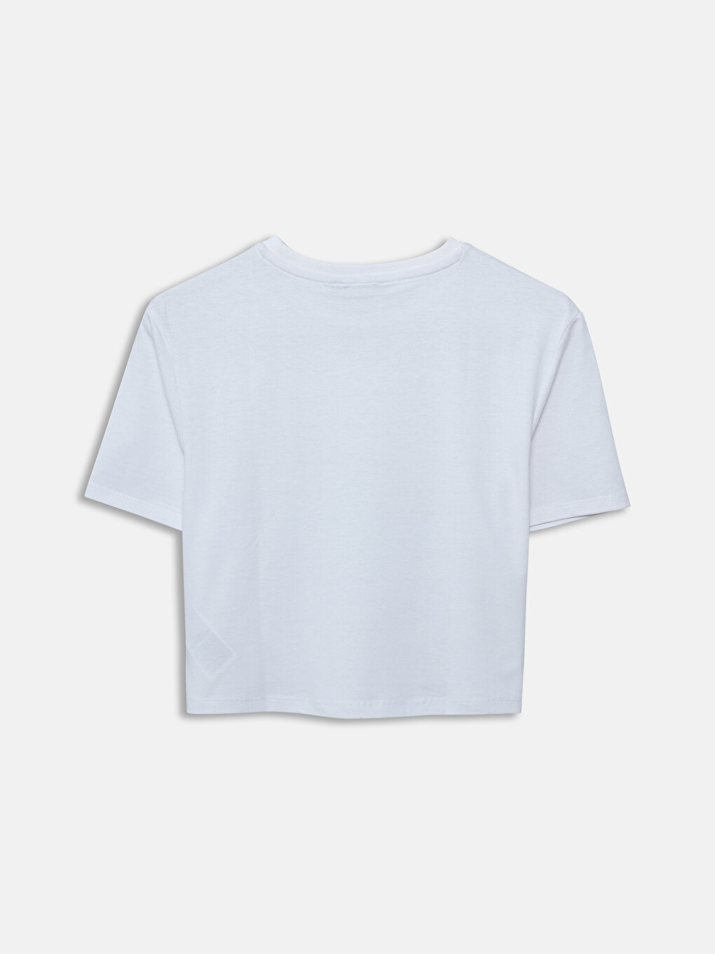 Crew Neck Printed Crop Top-6