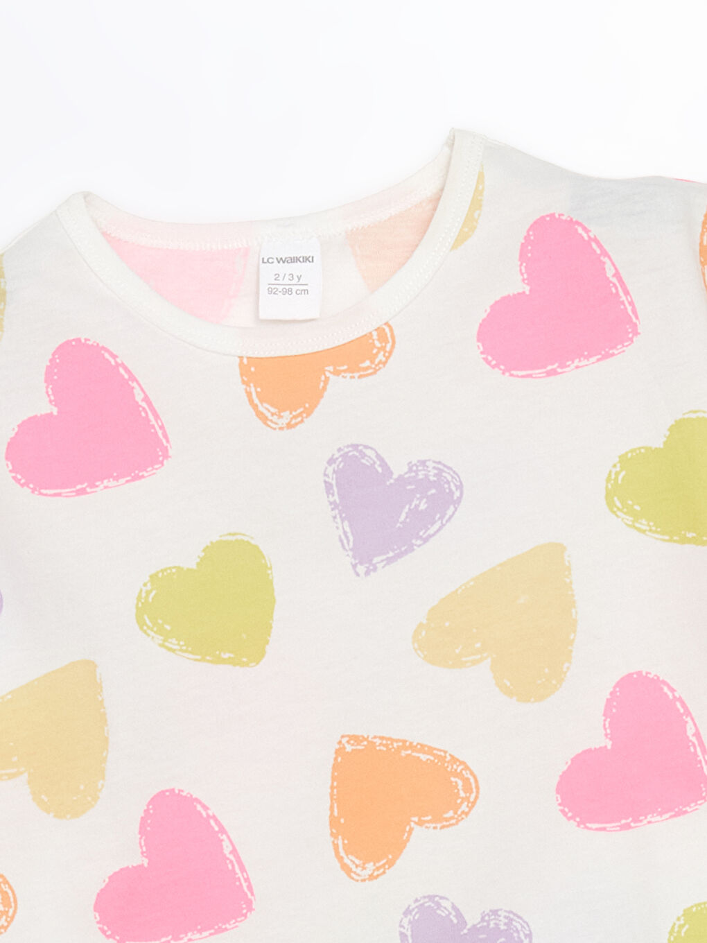 Crew Neck Printed Baby Girls' T-Shirt -S5FY35Z1-LRA
