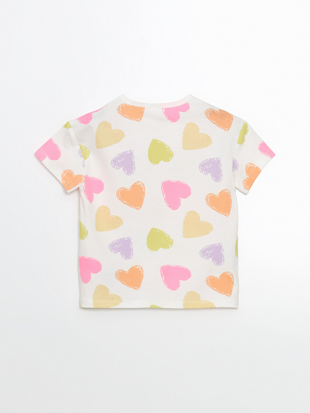 Crew Neck Printed Baby Girls' T-Shirt -S5FY35Z1-LRA
