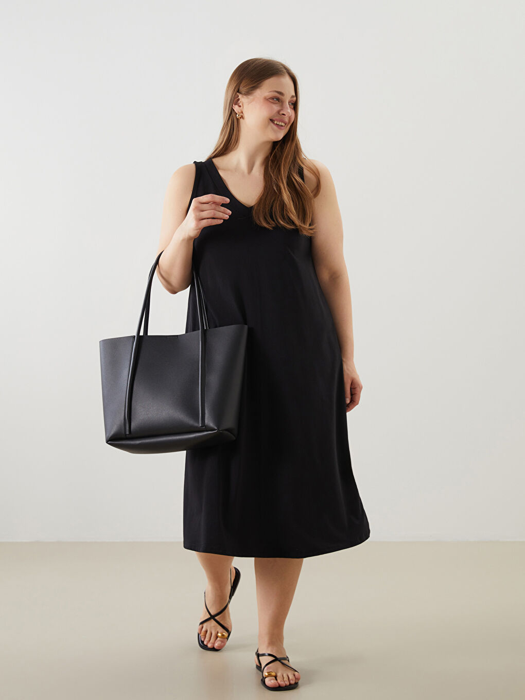 Leather-Look Women's Shoulder Bag-2