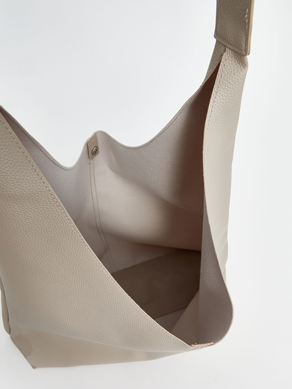 Leather-Look Women's Shoulder Bag-2