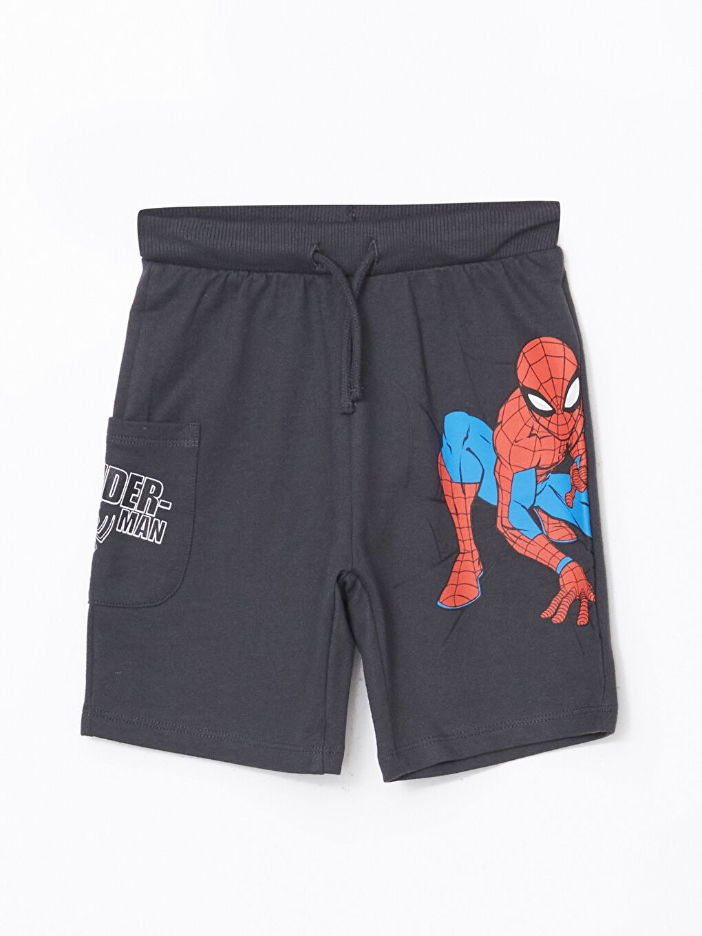 Elastic Waist Spider-Man Printed Boys' Shorts -S5G049Z1-HEF