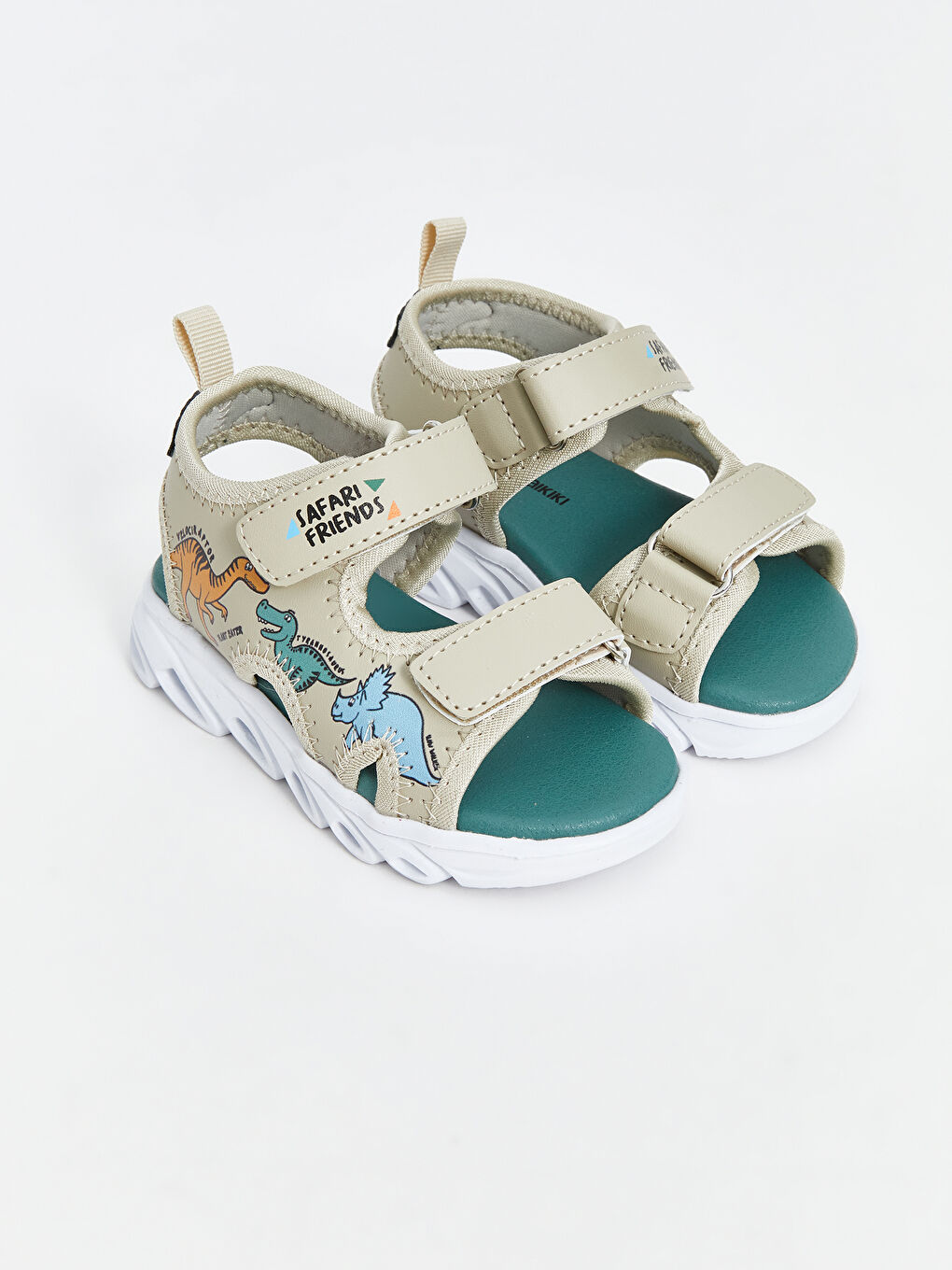 Printed Hook and Loop Baby Boys' Sandals -S5G071Z1-K0E