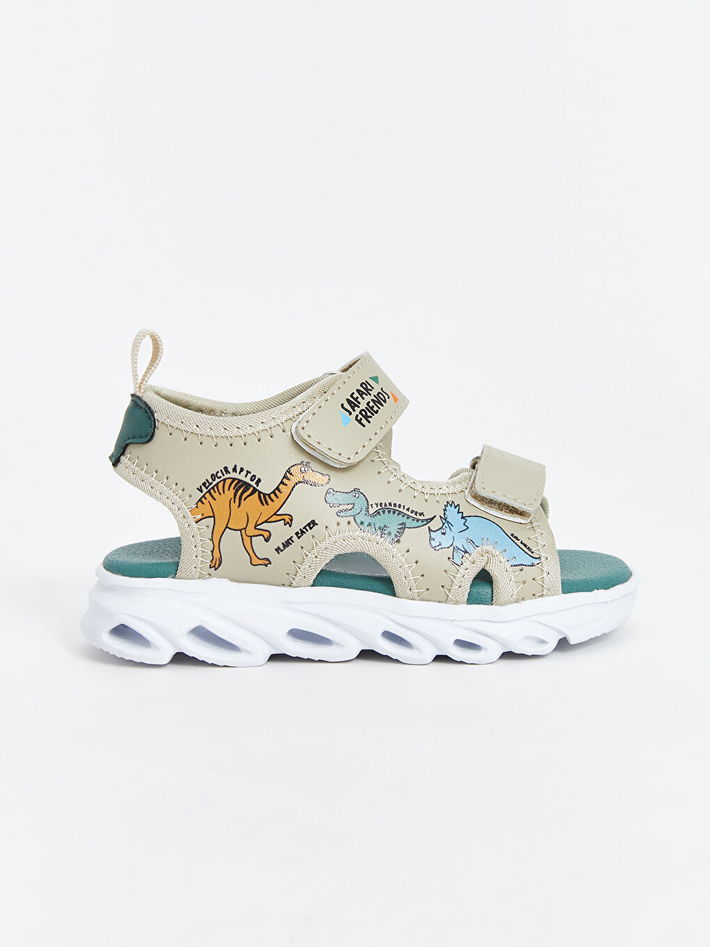 Printed Hook and Loop Baby Boys' Sandals -S5G071Z1-K0E