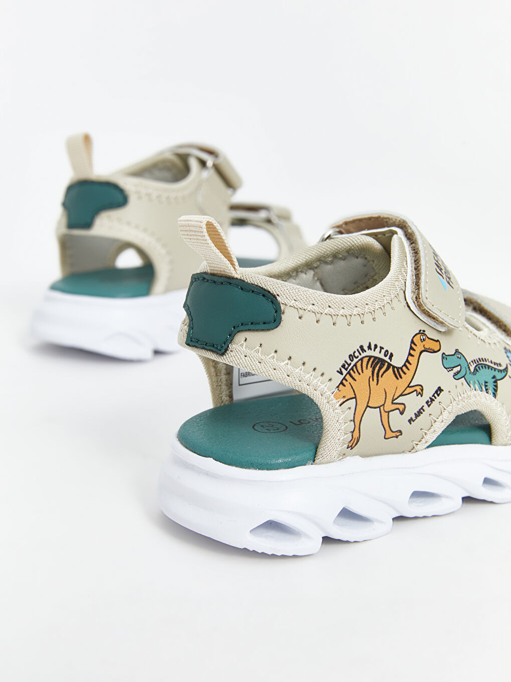 Printed Hook and Loop Baby Boys' Sandals -S5G071Z1-K0E