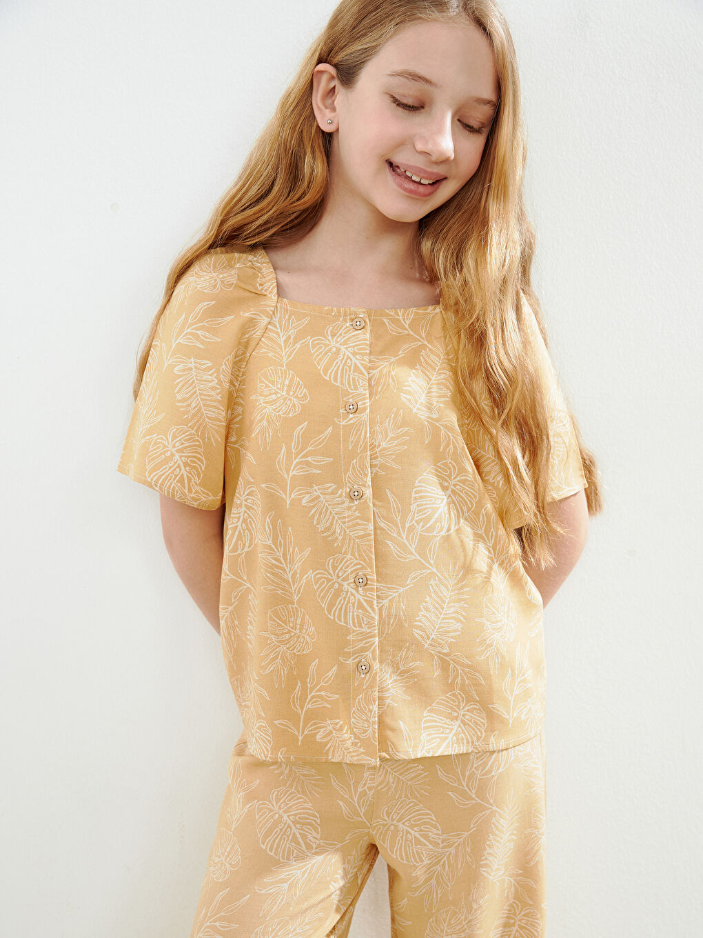 Girl BEIGE Blouse -S5G082Z4-LQC