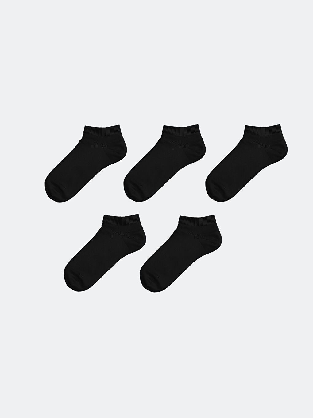 Women's Plain Trainer Socks 5 Pack -S5G112Z8-J0F