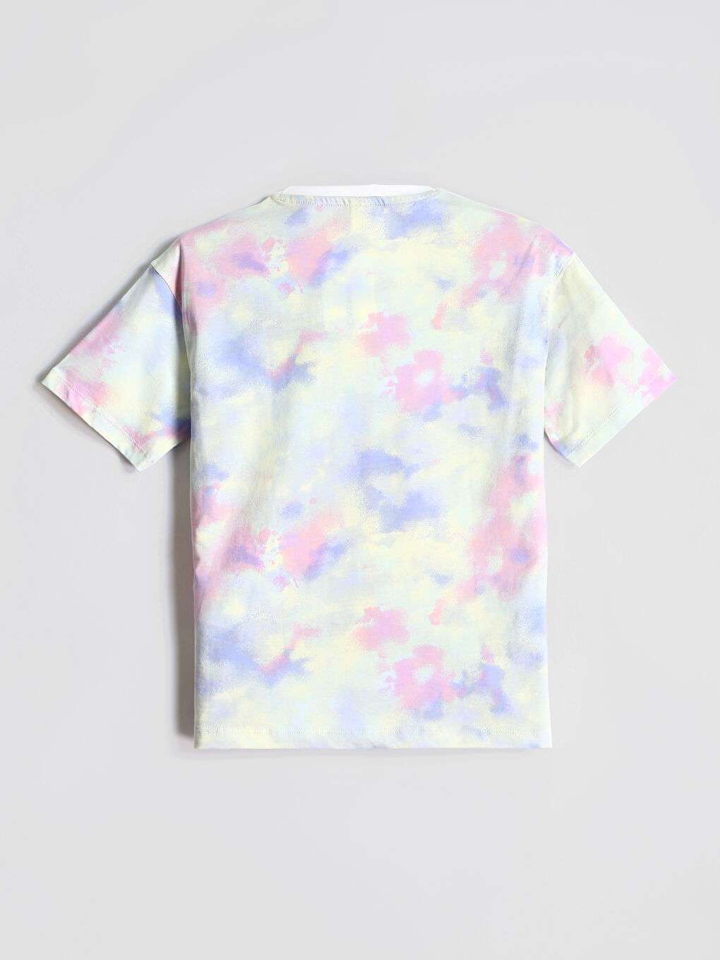 Crew Neck Printed Girls' T-Shirt-1