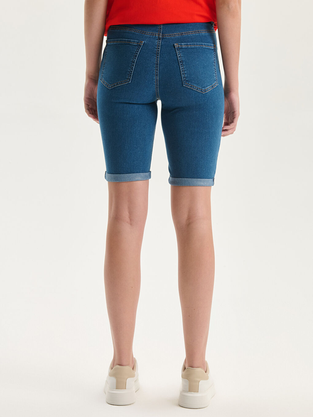LCW Jeans Bermuda Fit Ženski Teksas Šorts -S5G151Z8-507
