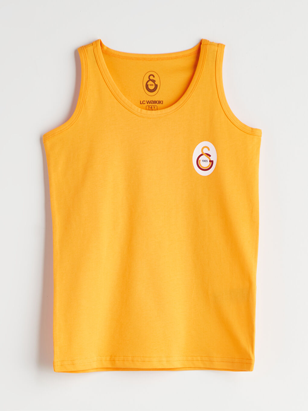 Crew Neck Galatasaray Printed Boys' Vest 2 Pack -S5G153Z4-HKD