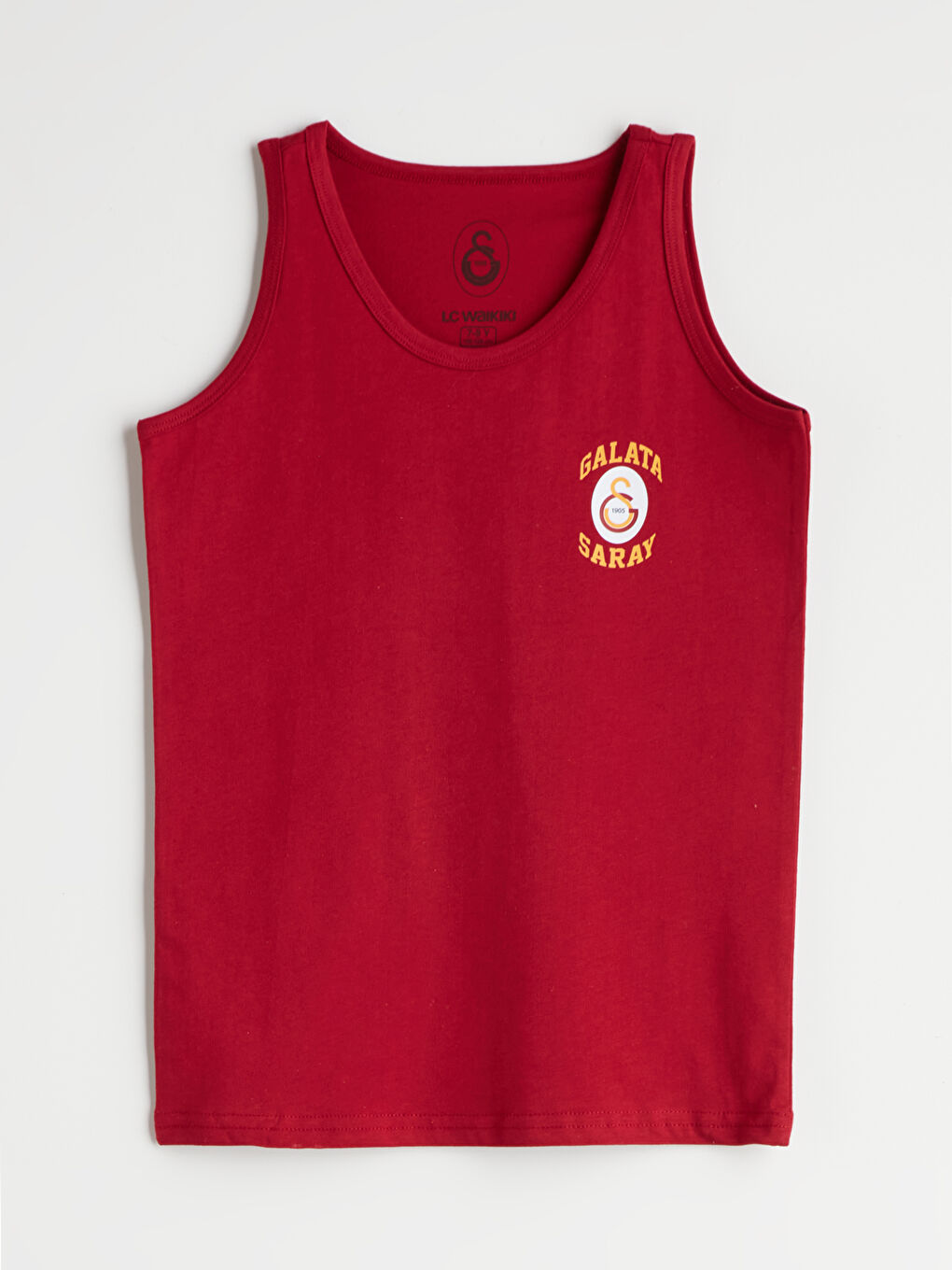 Crew Neck Galatasaray Printed Boys' Vest 2 Pack -S5G153Z4-HKD