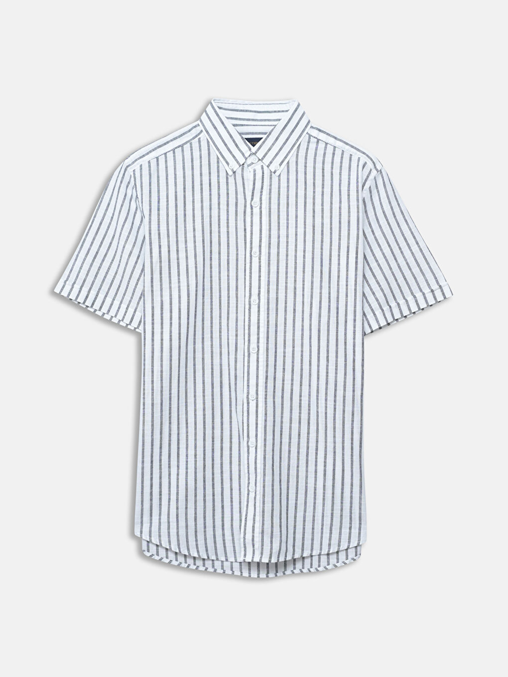 SOUTHBLUE Regular Fit Kısa Kollu Çizgili Poplin Erkek Gömlek -S5G177Z8-LGS
