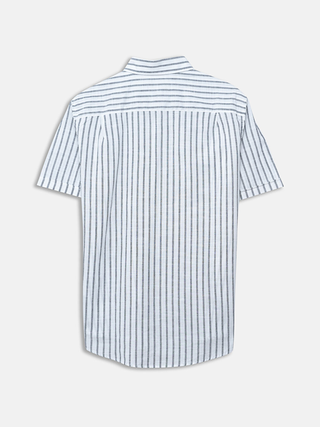 SOUTHBLUE Regular Fit Kısa Kollu Çizgili Poplin Erkek Gömlek -S5G177Z8-LGS