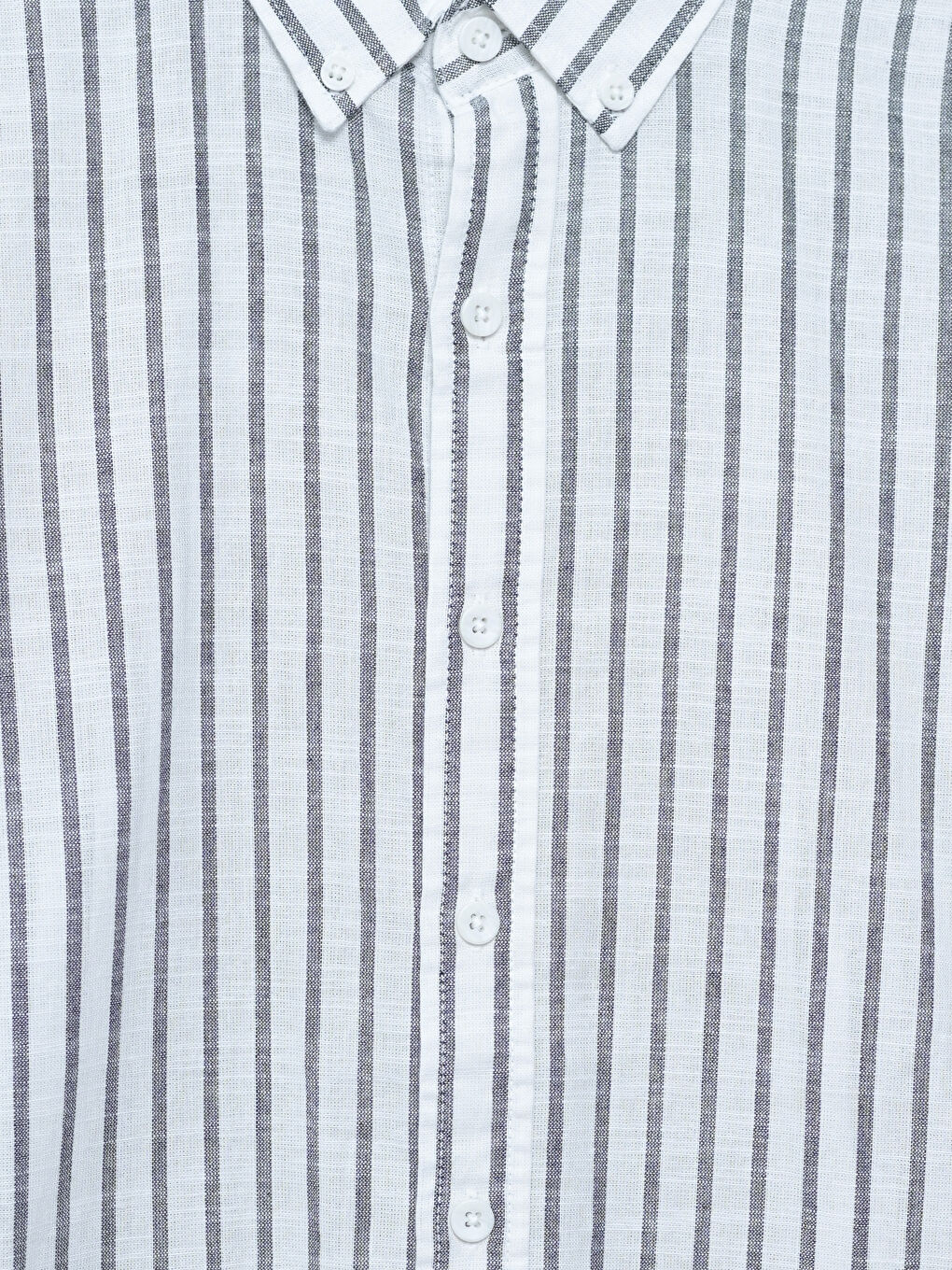SOUTHBLUE Regular Fit Kısa Kollu Çizgili Poplin Erkek Gömlek -S5G177Z8-LGS
