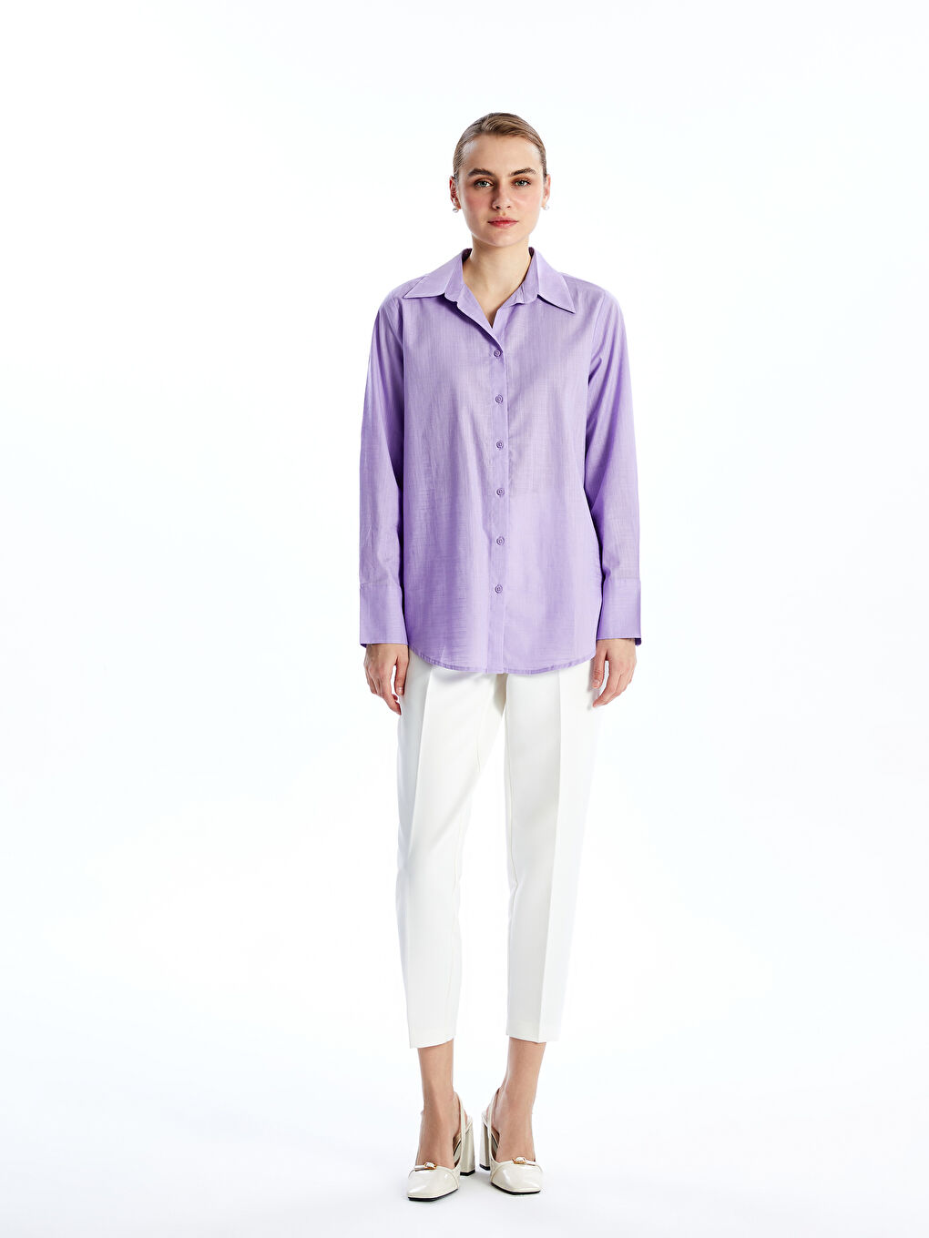 Loose Fit Women's Shirt -S5G180Z8-VE0