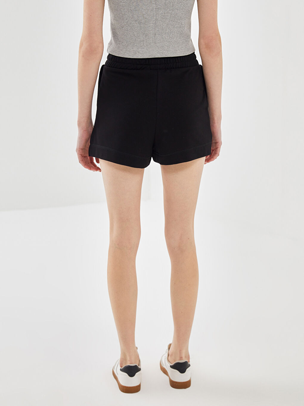 Elasticated Waist Women's Shorts -S5G184Z8-CVL