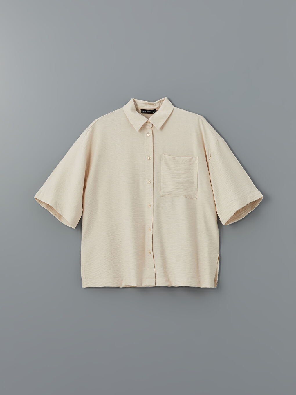 Oversize Dobby Women's Shirt -S5G190Z8-DWR