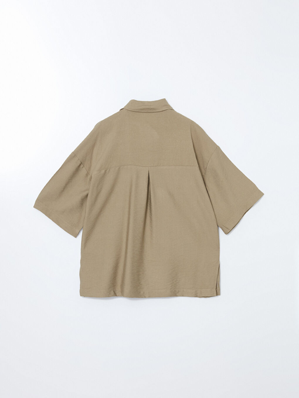 Oversize Dobby Women's Shirt -S5G190Z8-Y1Q