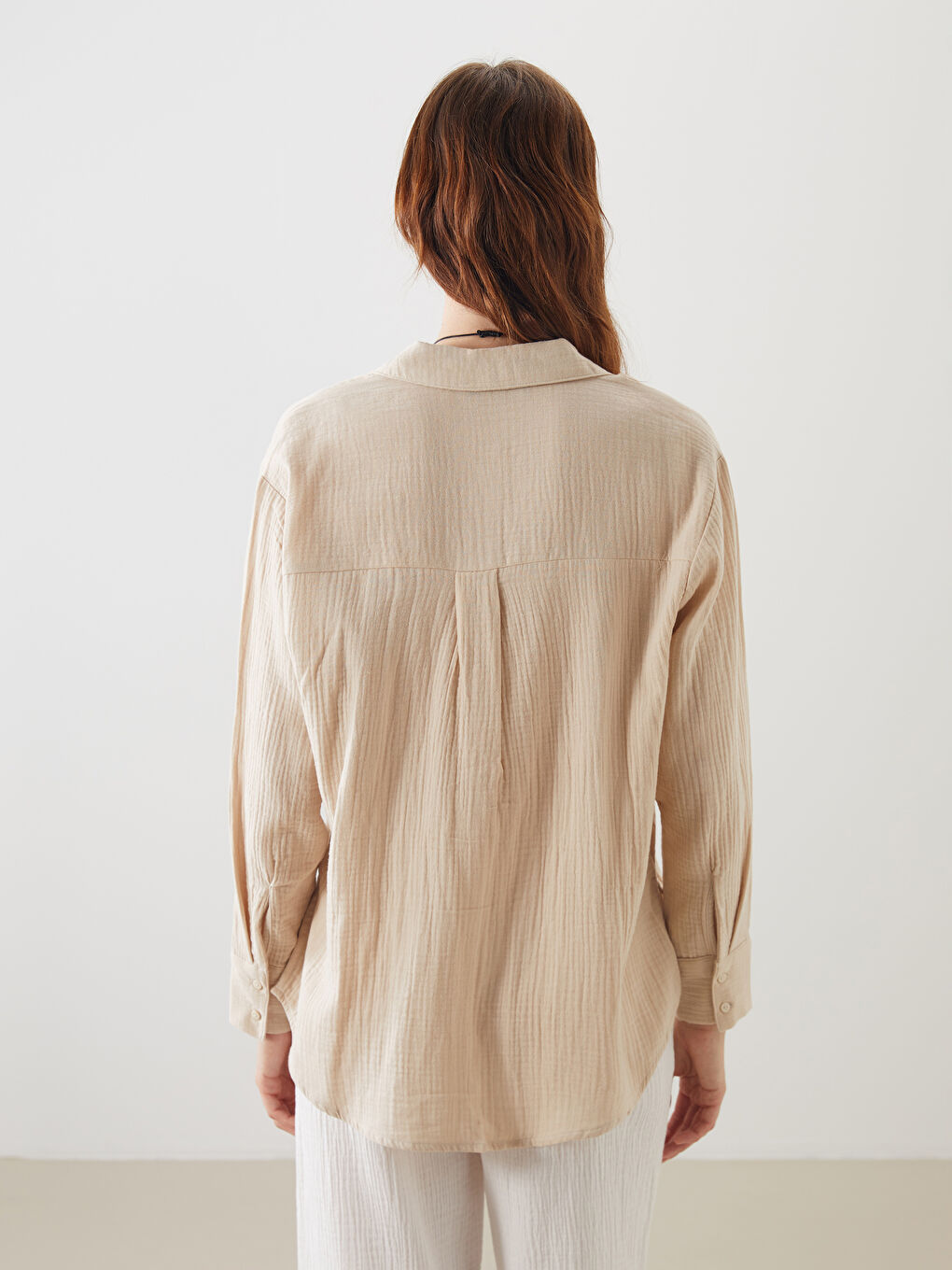 Textured Women's Shirt -S5G192Z8-YVP