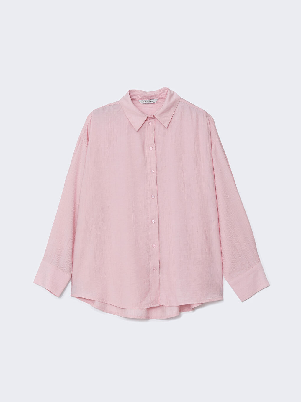 Textured Oversize Crinkle Women's Shirt -S5G200Z8-VVC