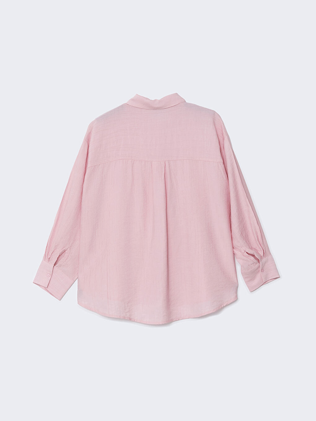 Textured Oversize Crinkle Women's Shirt -S5G200Z8-VVC