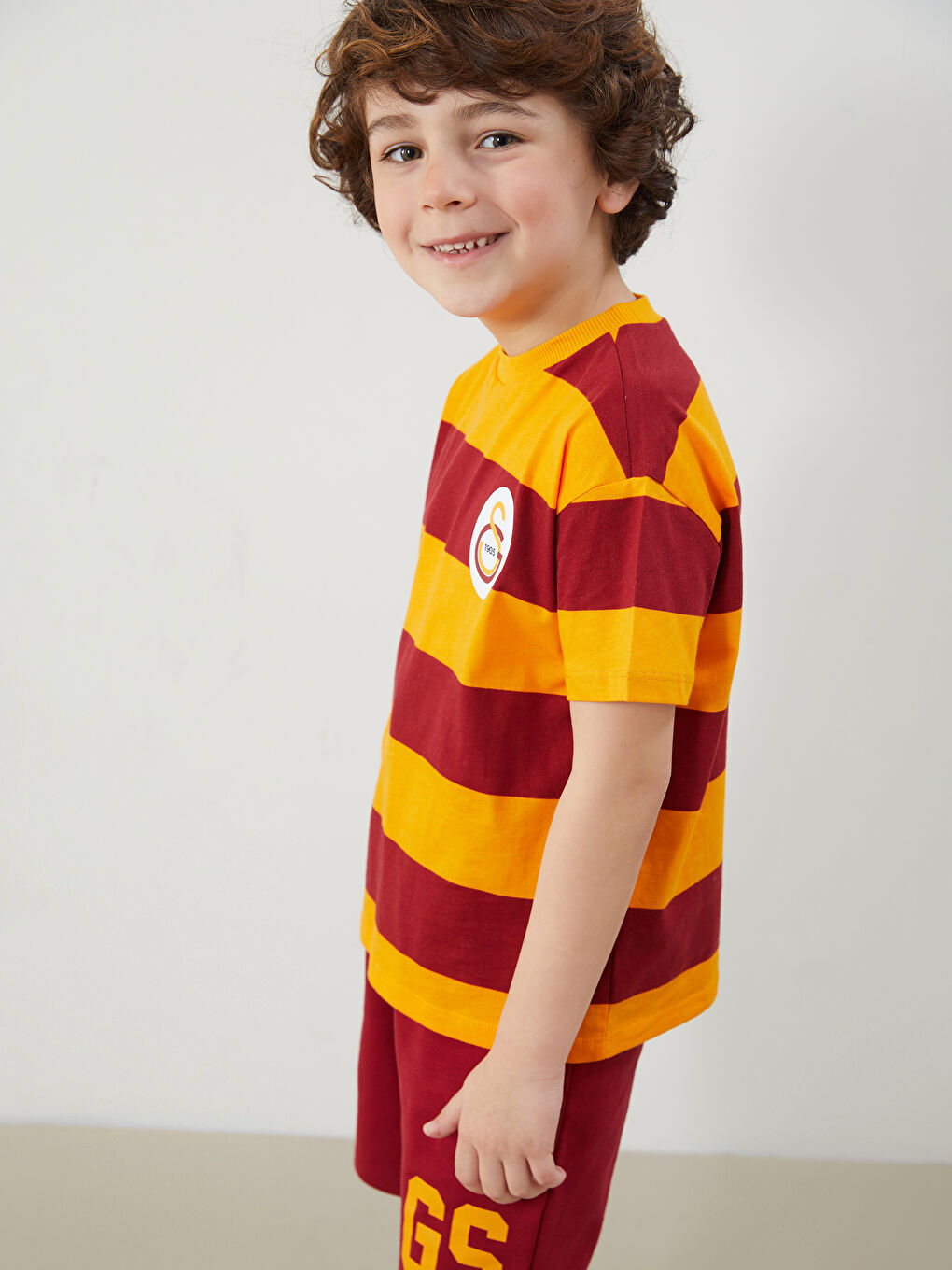 Galatasaray Printed Boys' T-Shirt -S5G208Z1-E48