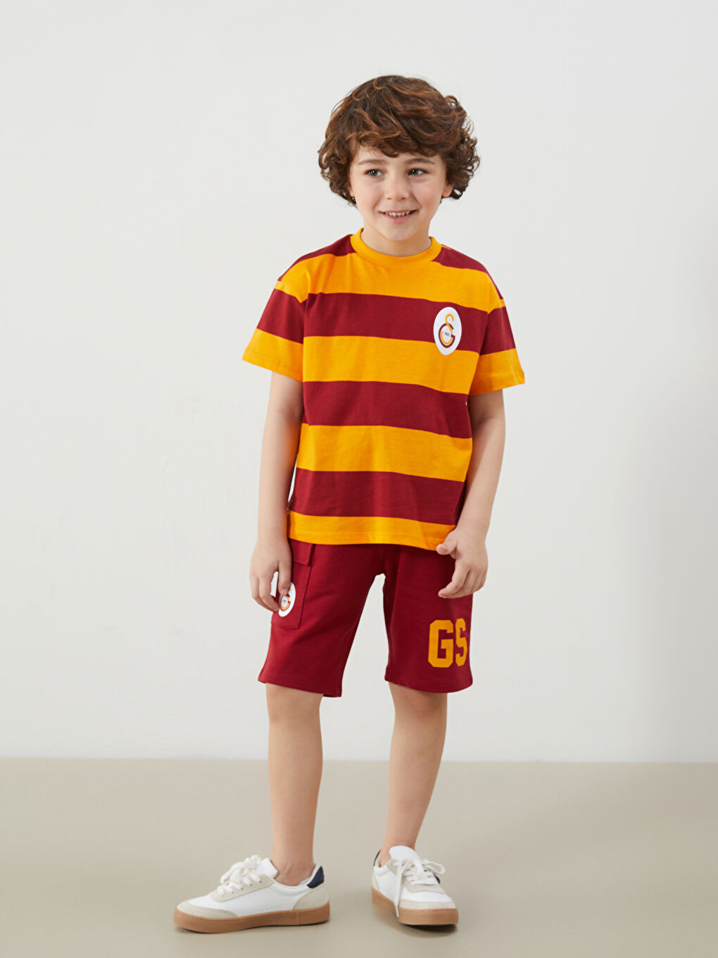 Galatasaray Printed Boys' T-Shirt -S5G208Z1-E48