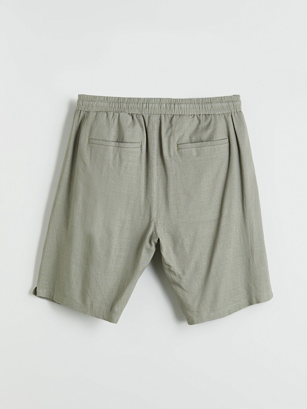 LCW Vision Standard Fit Linen Blend Men's Shorts -S5G226Z8-GNZ