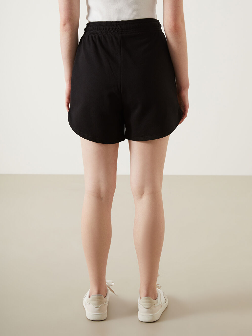 Elasticated Waist Women's Shorts -S5G274Z8-CVL