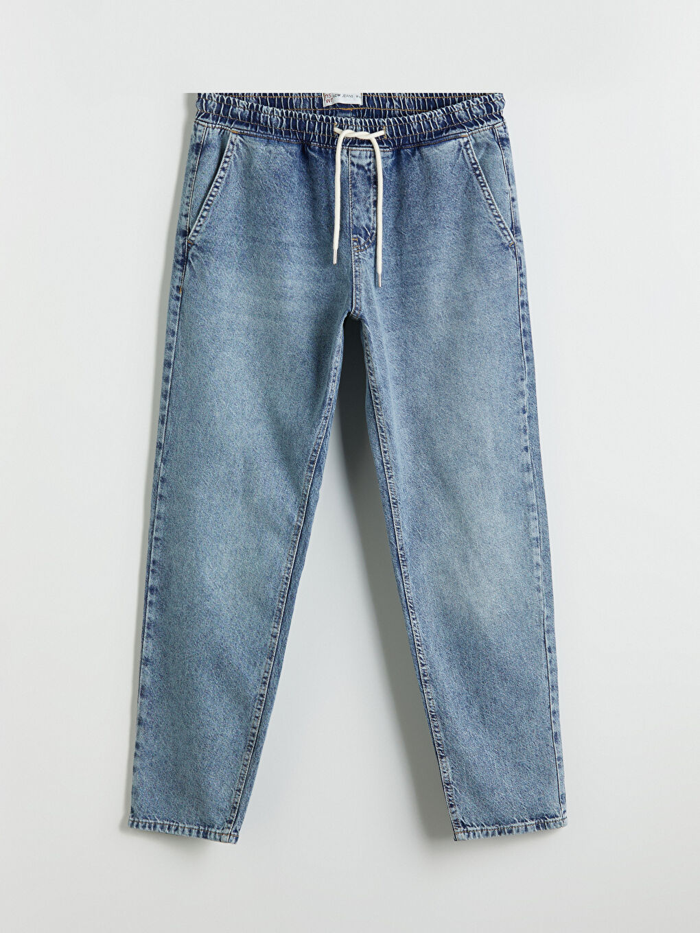 Джинсы Мужские Прямого Кроя-4