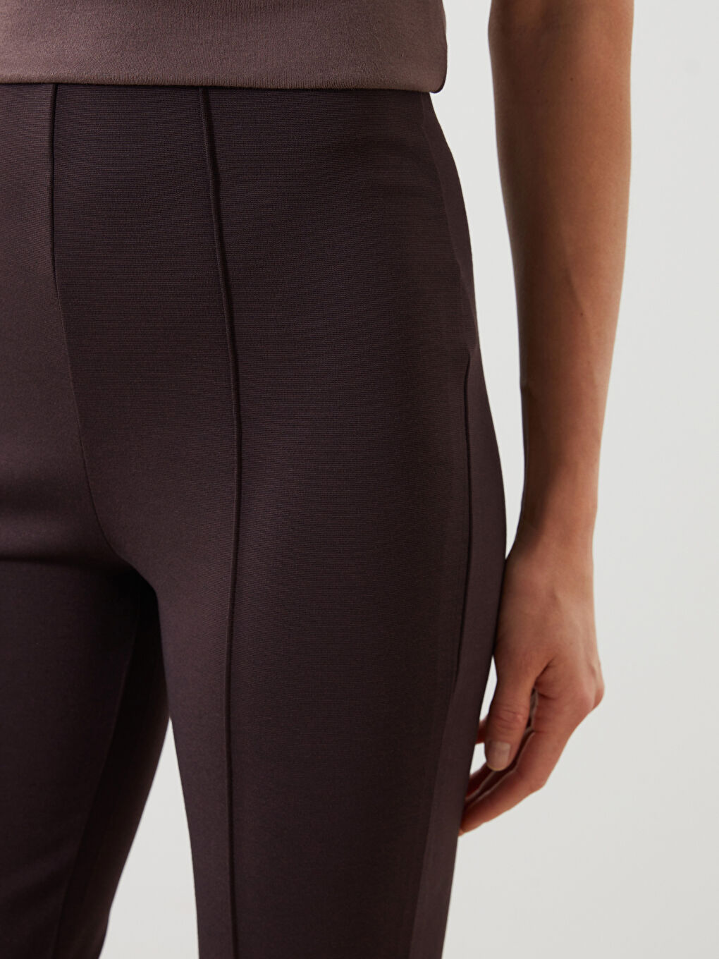Elastic Waist Flared Trousers For Women -S5G312Z8-HKQ