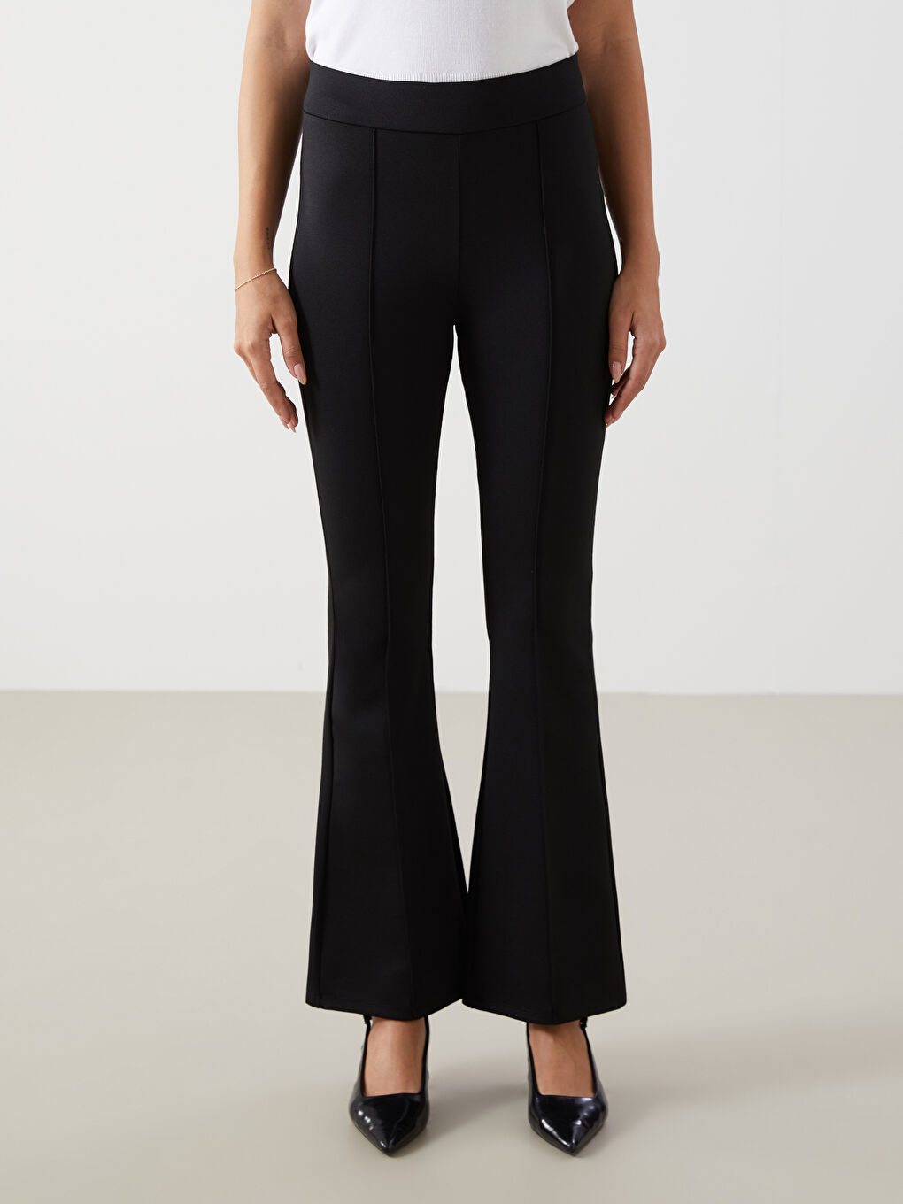 Extra Slim Fit Flared Women'S Leggings -S5G313Z8-CVL
