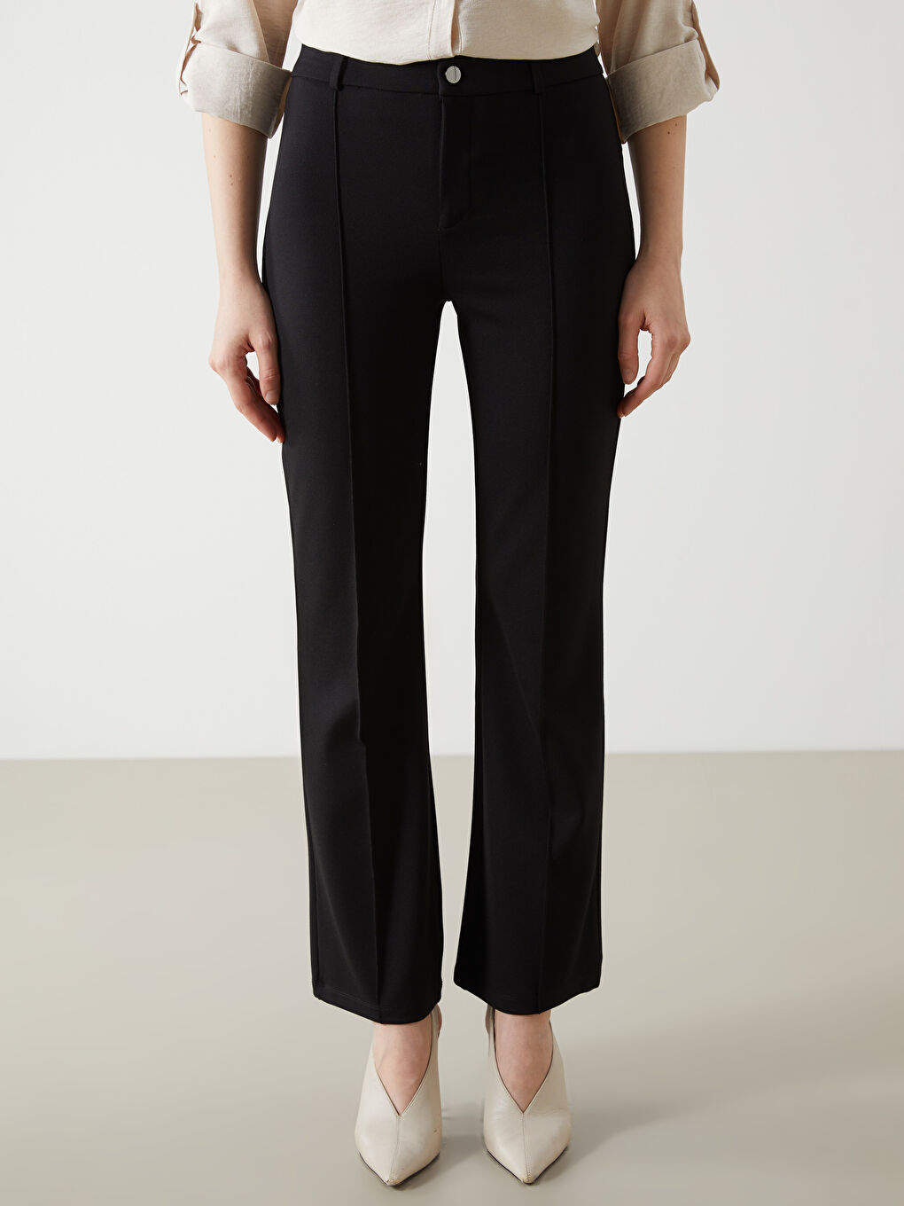 Slim Fit Women's Trousers -S5G314Z8-CVL
