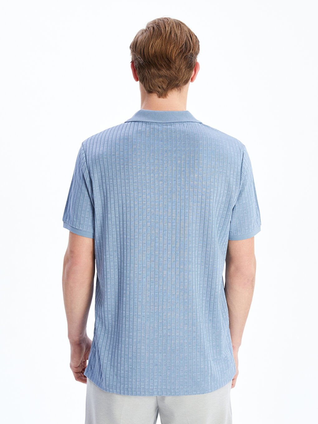 LCW Vision Men's Polo Neck T-Shirt -S5G358Z8-CTD