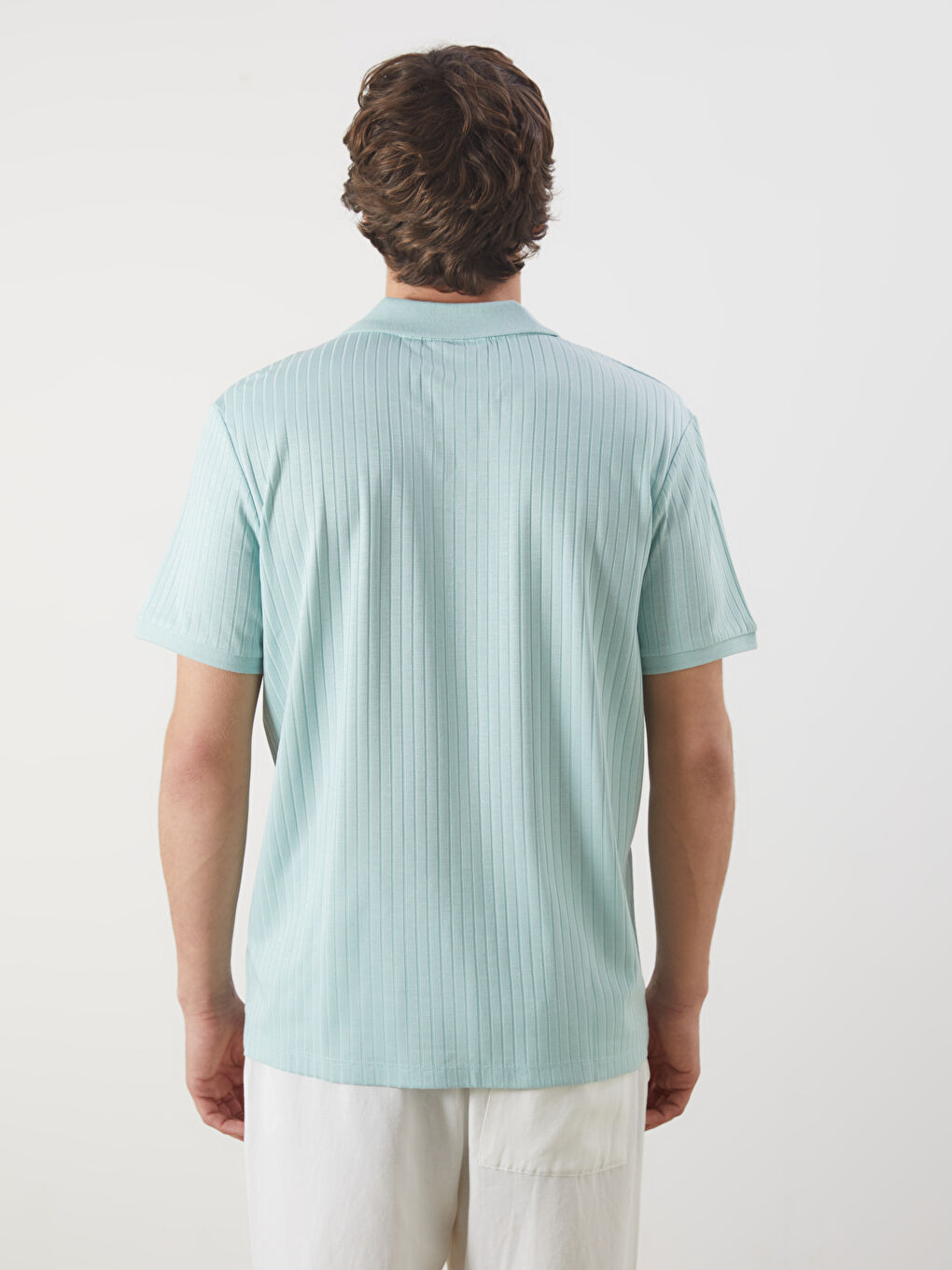 LCW Vision Men's Polo Neck T-Shirt -S5G358Z8-KG6
