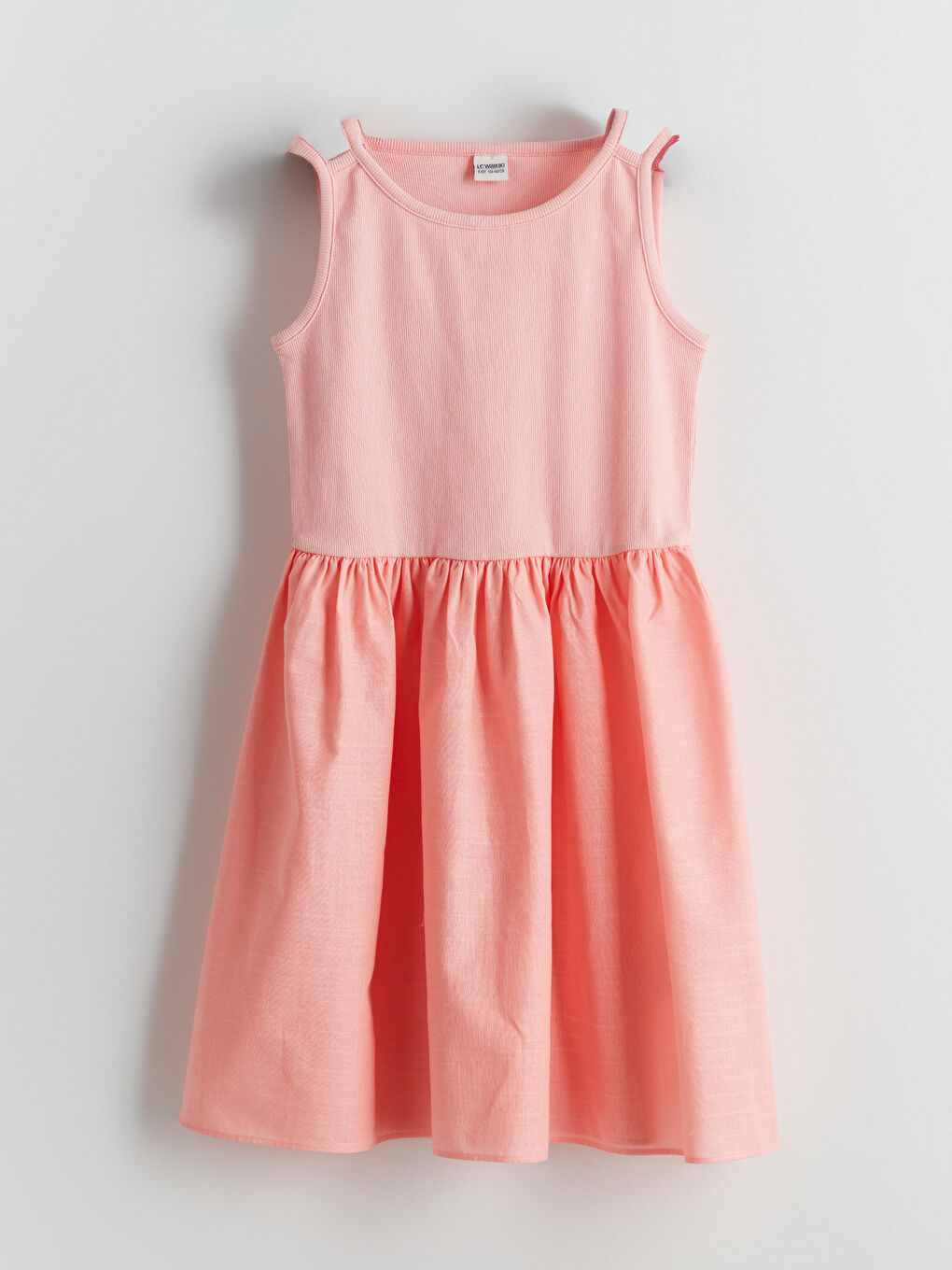 LC Waikiki Plain Pleated Girls' Above Knee Dress -S5G386Z4-YTJ