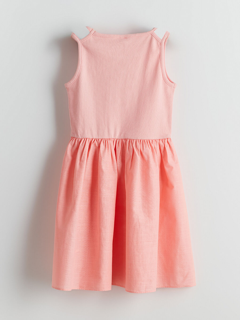 LC Waikiki Plain Pleated Girls' Above Knee Dress -S5G386Z4-YTJ
