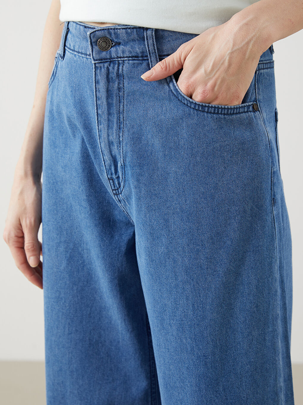 Wideleg Women's Jeans -S5G390Z8-507