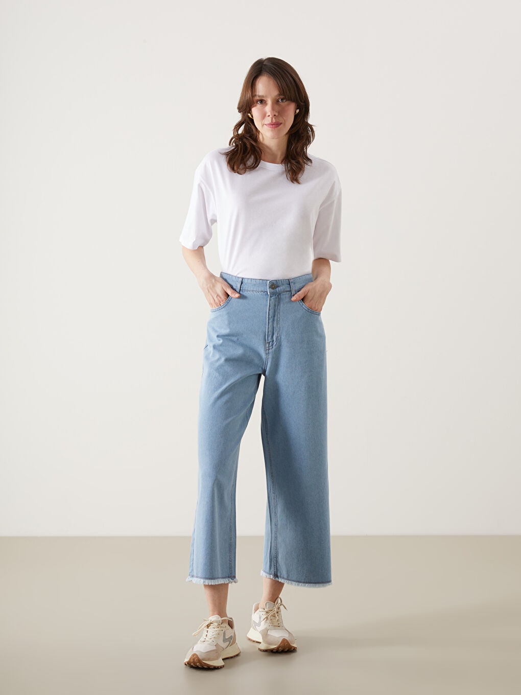 Wideleg Women's Jeans -S5G391Z8-311