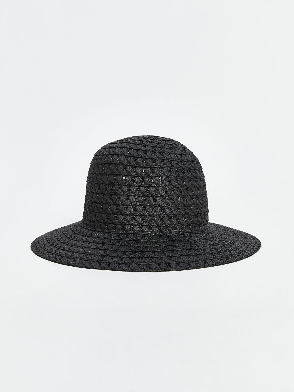 LCW ACCESSORIES Siyah Hasır Kadın Fötr Şapka - 2