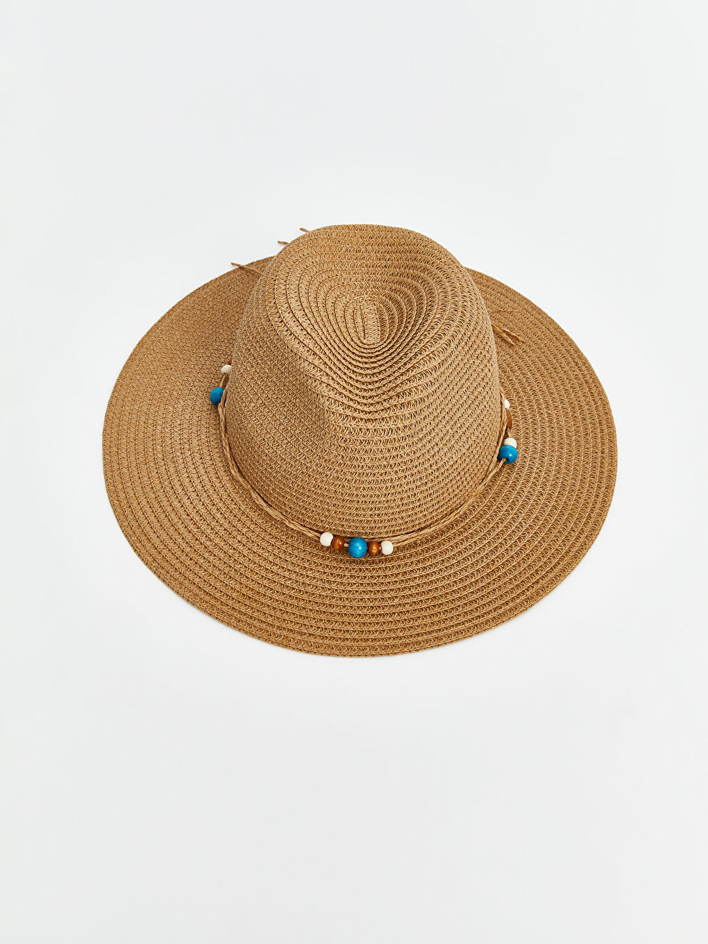 LCW ACCESSORIES Bej Kadın Hasır Şapka - 1