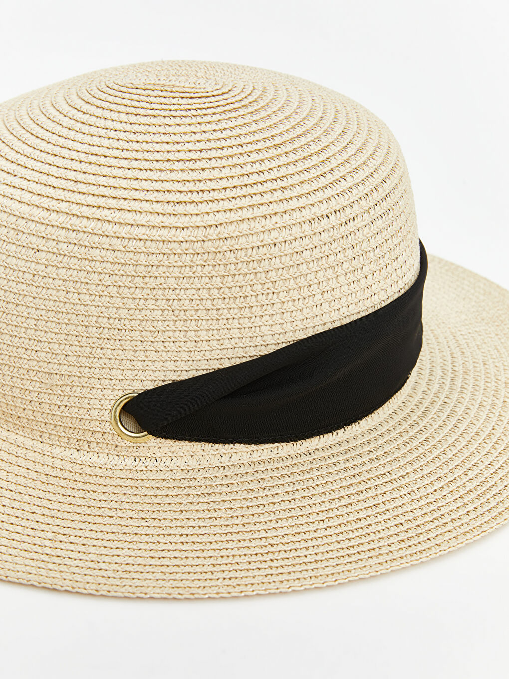 LCW ACCESSORIES Bej Kadın Hasır Şapka - 2