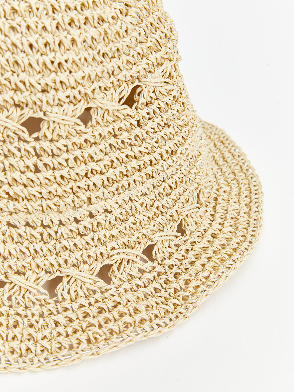LCW ACCESSORIES Bej Kadın Hasır Şapka - 2
