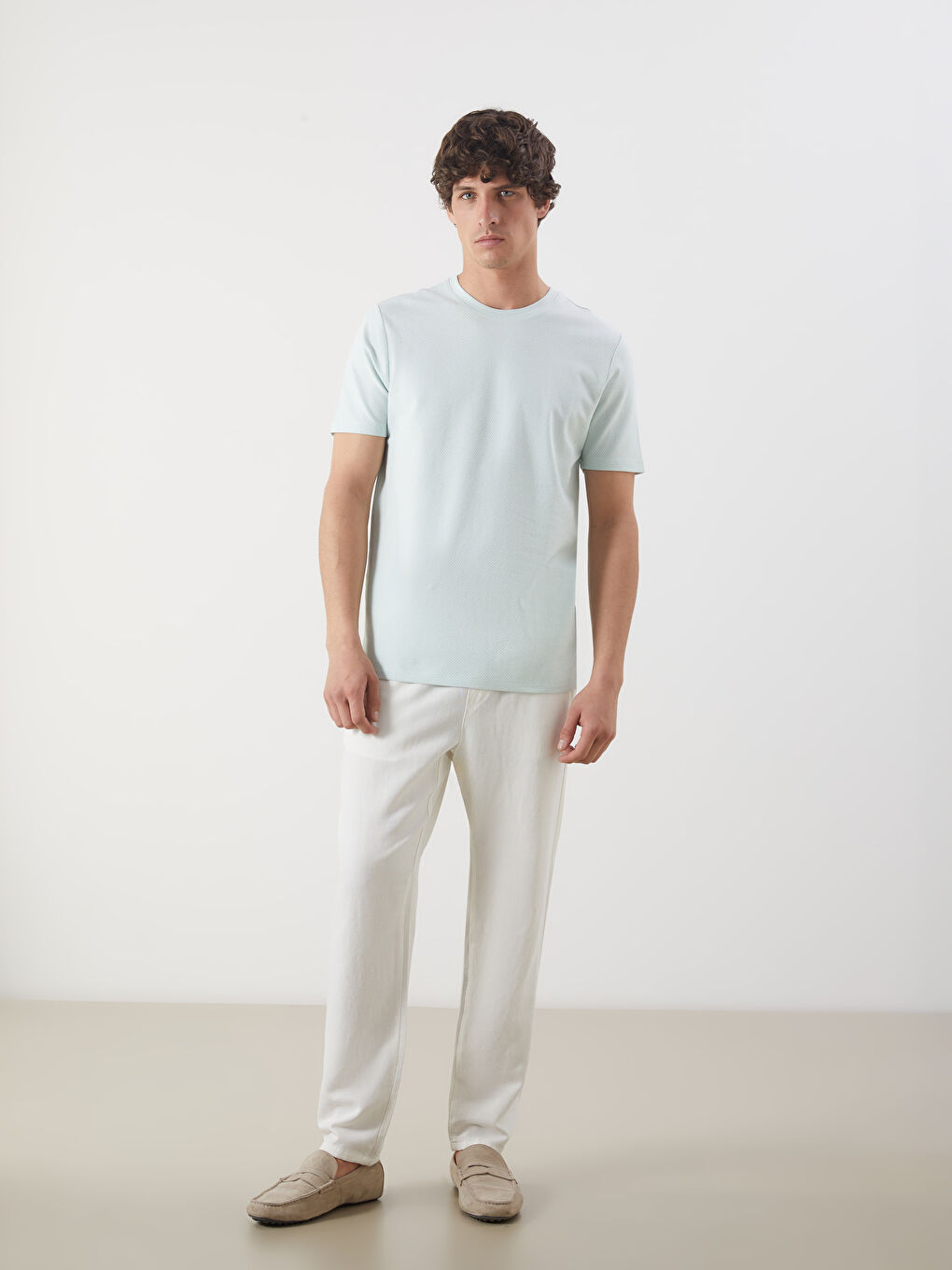 LCW Vision Crew Neck Short Sleeve Men's T-Shirt -S5G415Z8-J1R