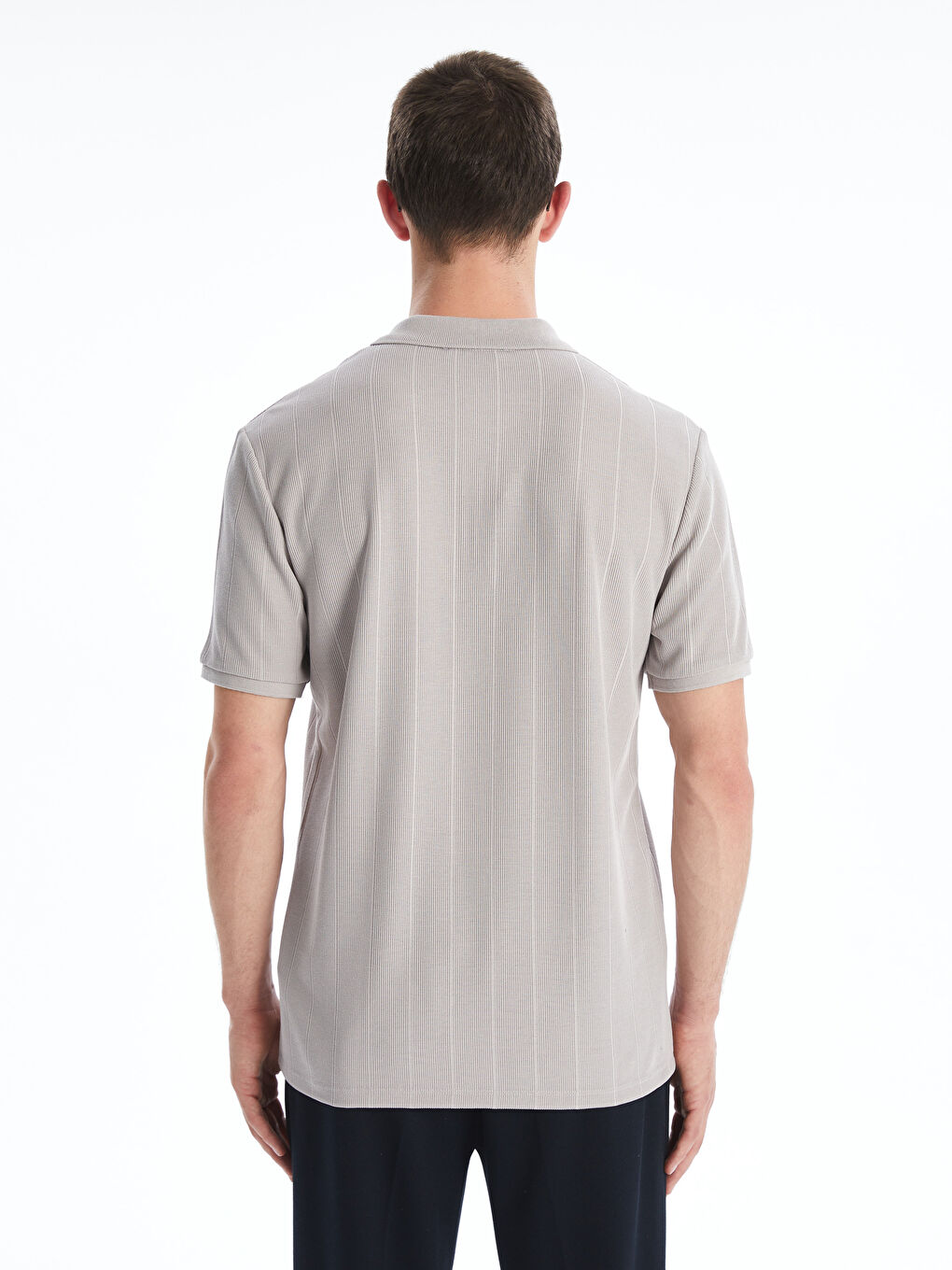 Men's Polo Neck T-Shirt -S5G422Z8-J0B