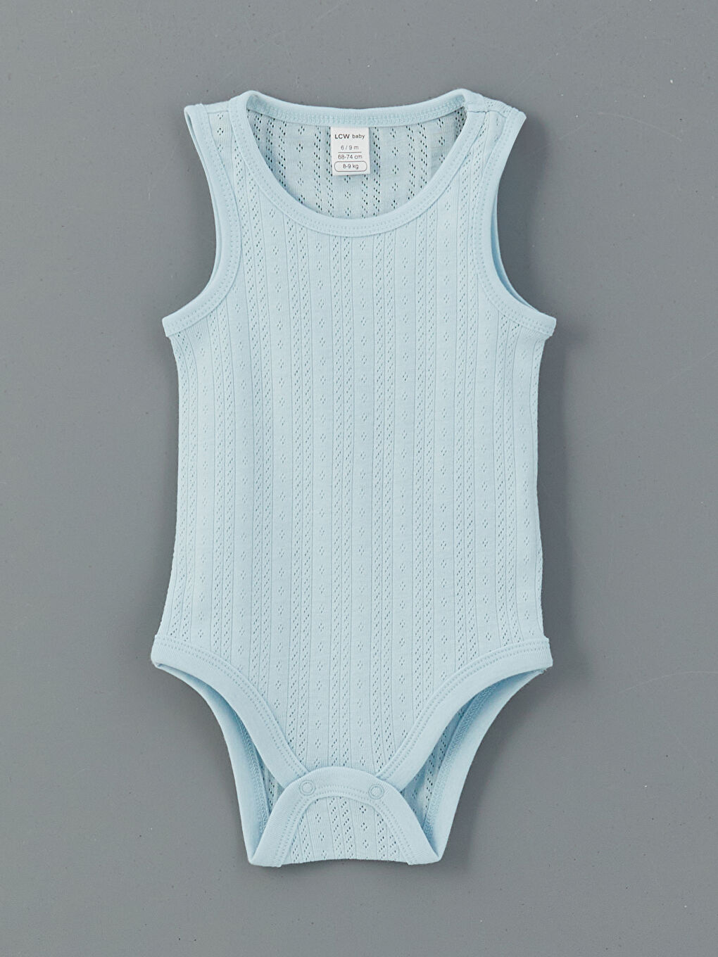 Mavi Bisiklet Yaka Basic Erkek Bebek Çıtçıtlı Bodysuit