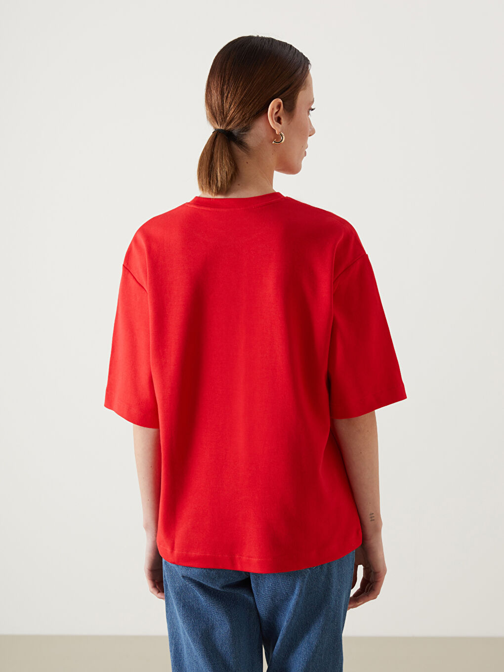 LCW Vision Crew Neck Women's T-Shirt -S5G478Z8-HC3