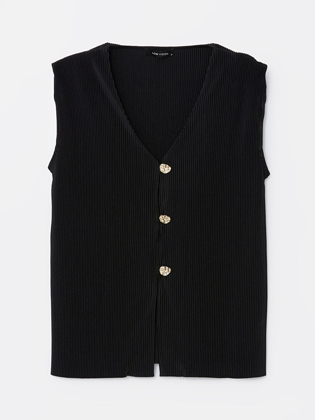 LCW Vision V-Neck Women's Waistcoat -S5G496Z8-CVL