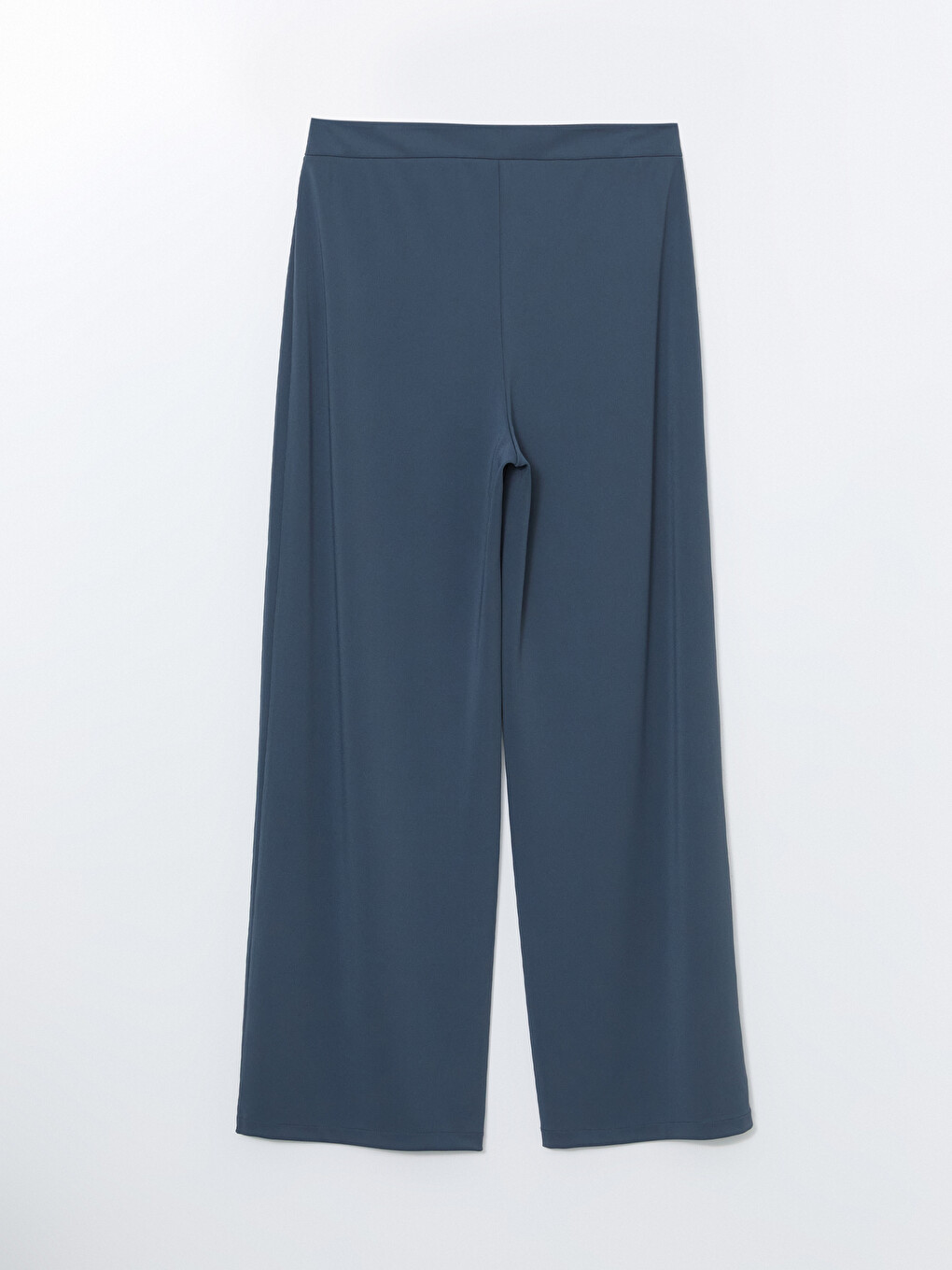 Elastic Waist Women's Crepe Pants-5