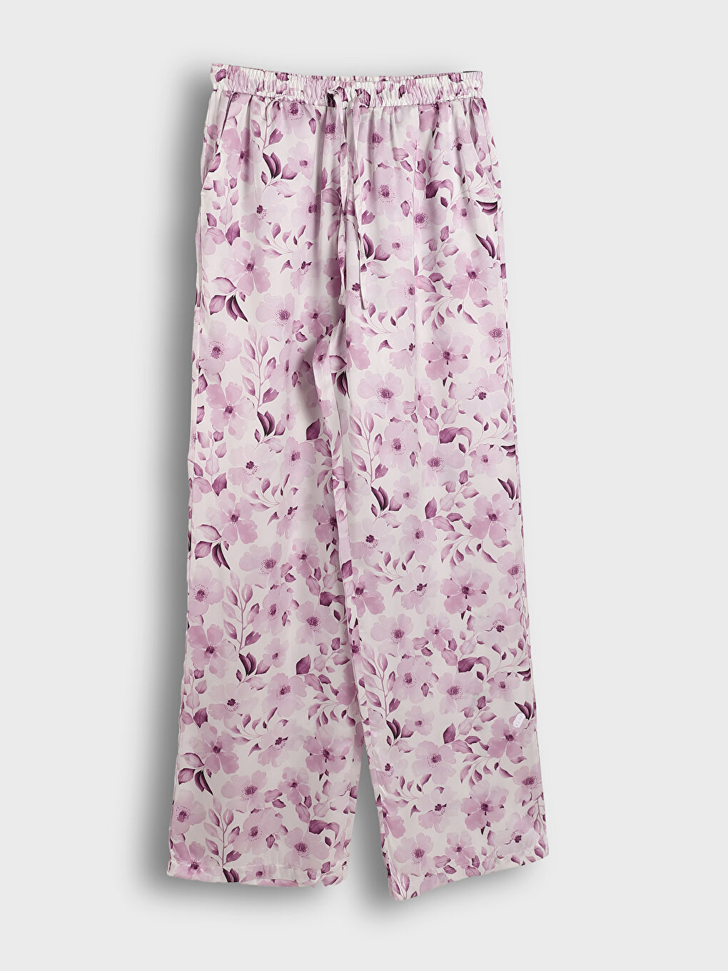 Elasticated Waist Patterned Women's Trousers